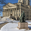 Kansas Capitol Snow
