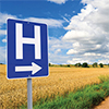 Rural Hospital Sign