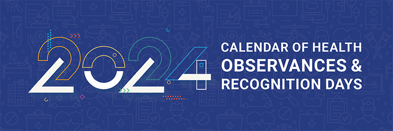 2024 Health Observances Calendar image