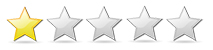 One out of 5 star rating